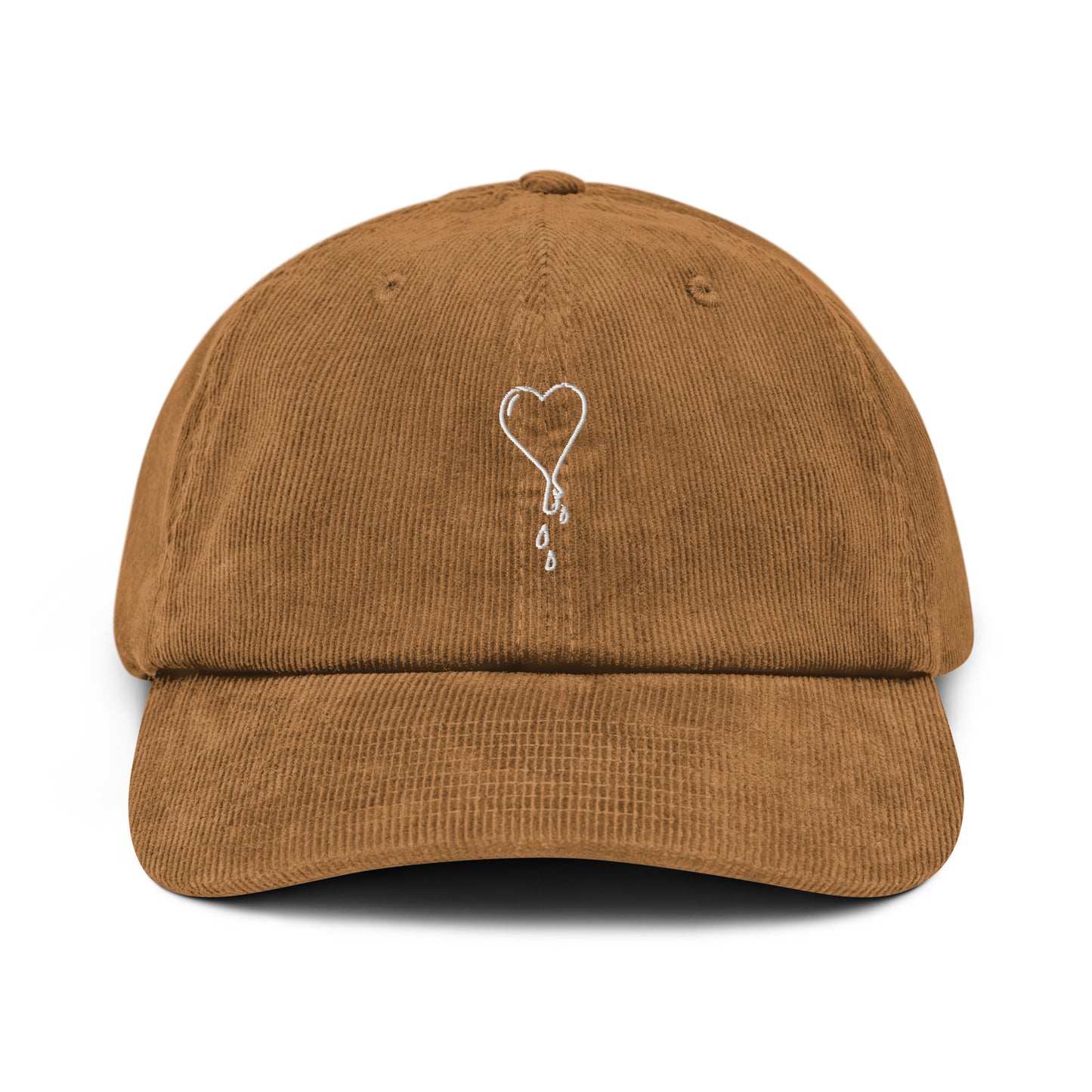 Bleeding Heart Corduroy Hat